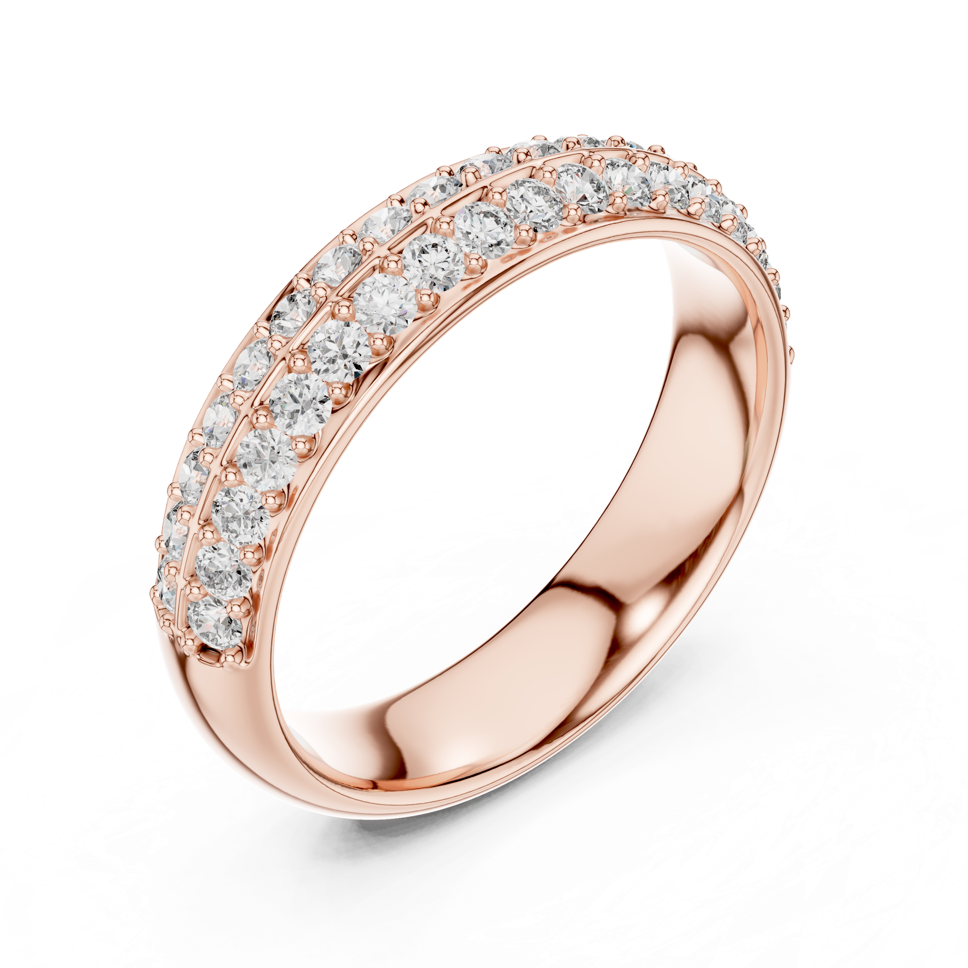 Elegant Diamond Band Ring view 4