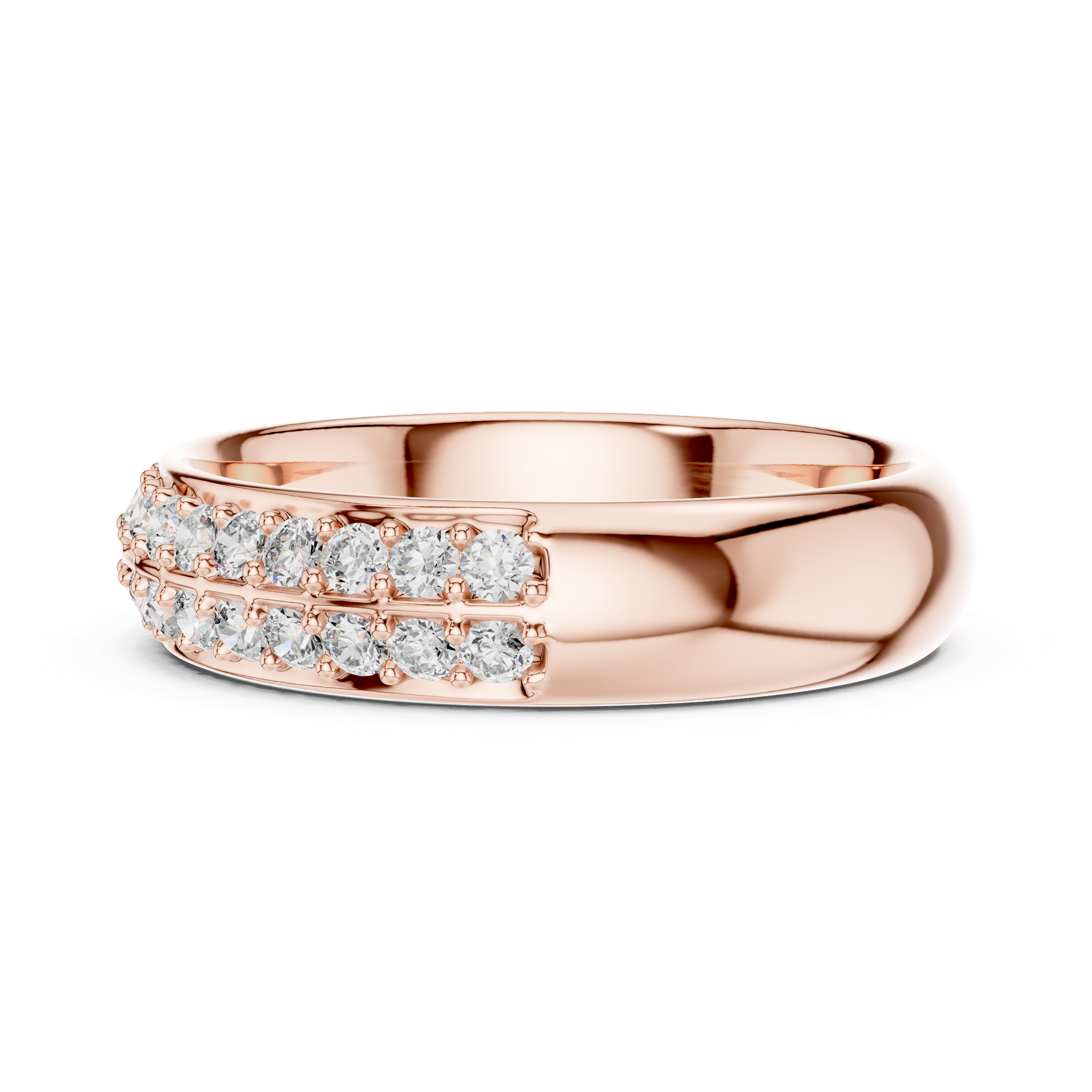 Elegant Diamond Band Ring view 3