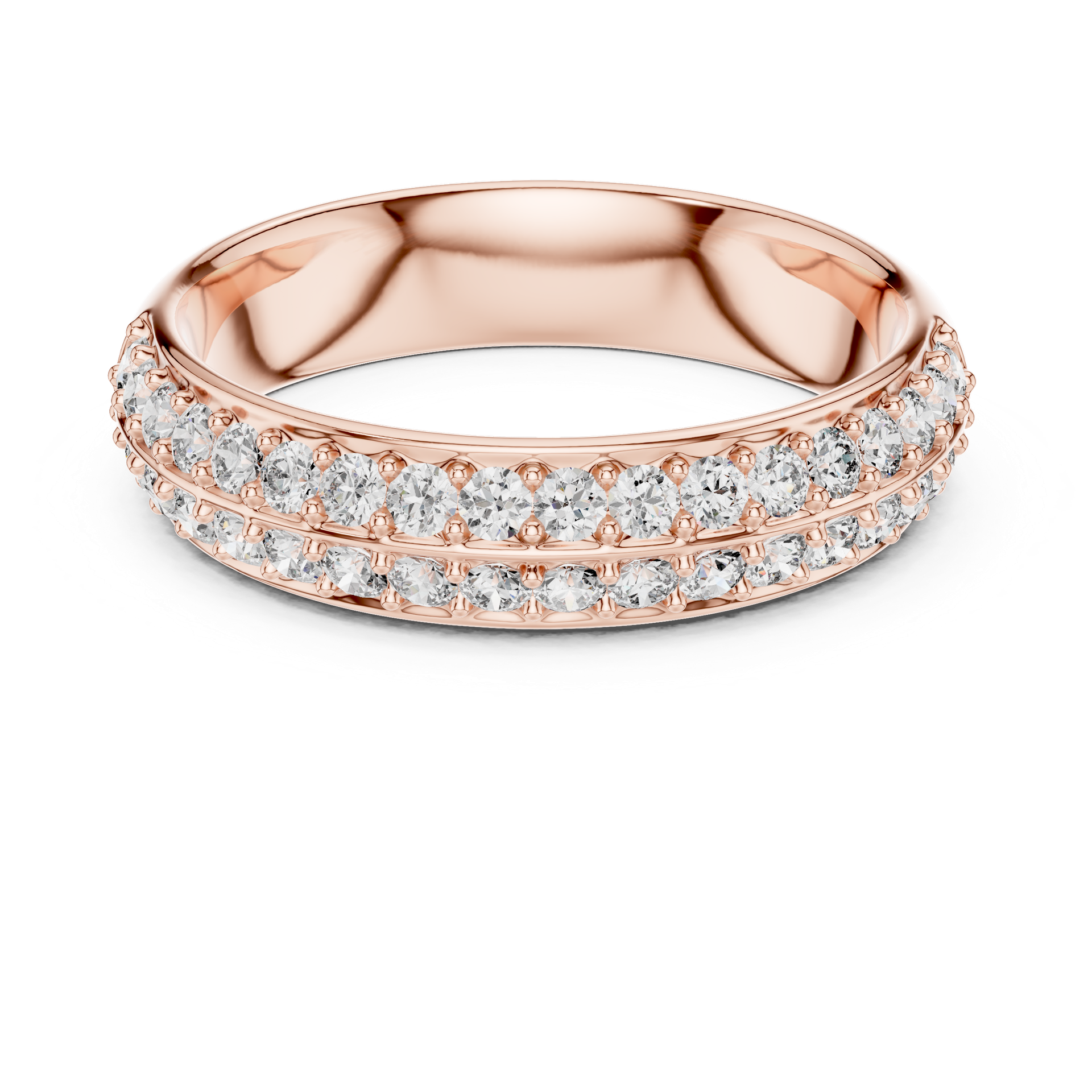 Elegant Diamond Band Ring view 2