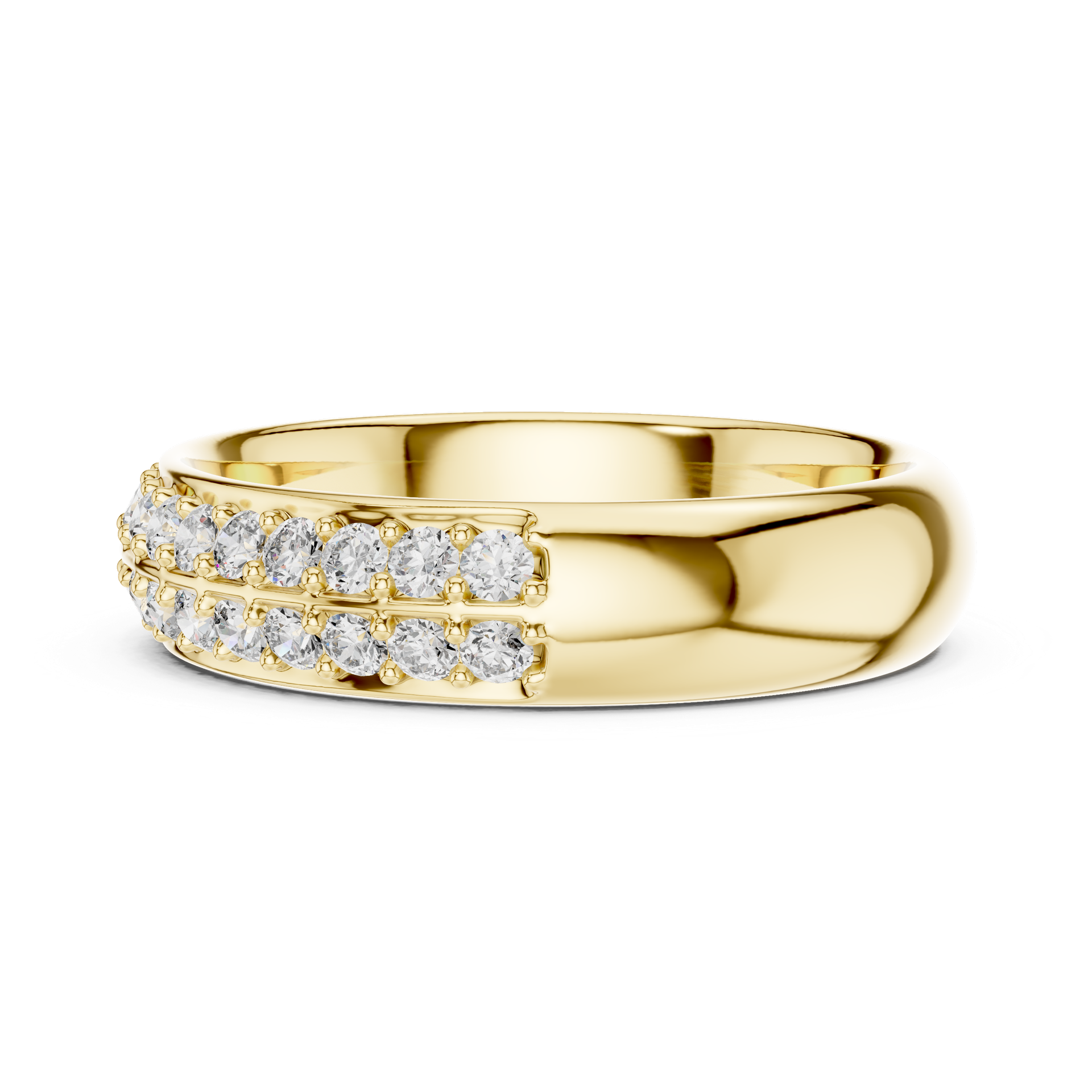 Elegant Diamond Band Ring view 3