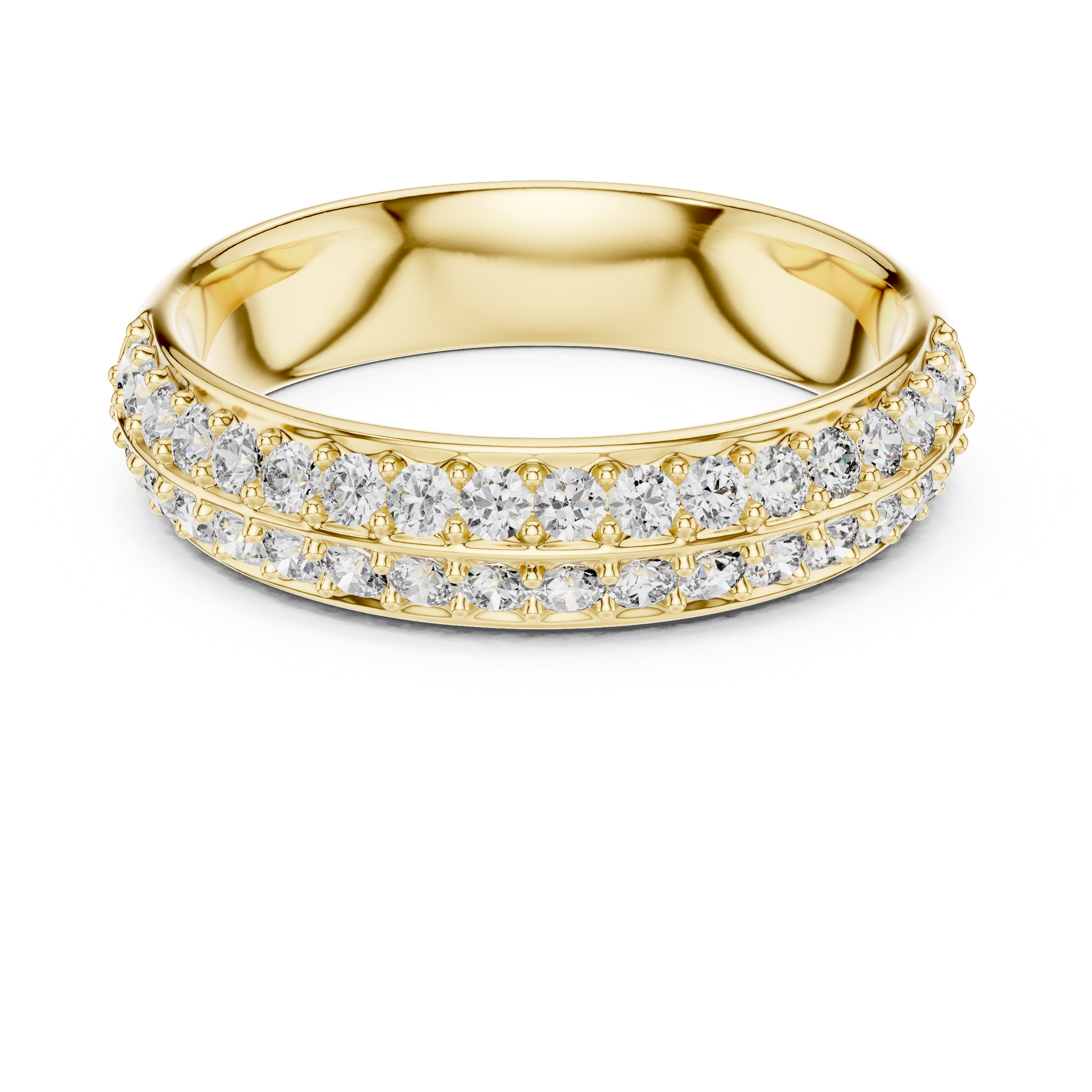 Elegant Diamond Band Ring view 4