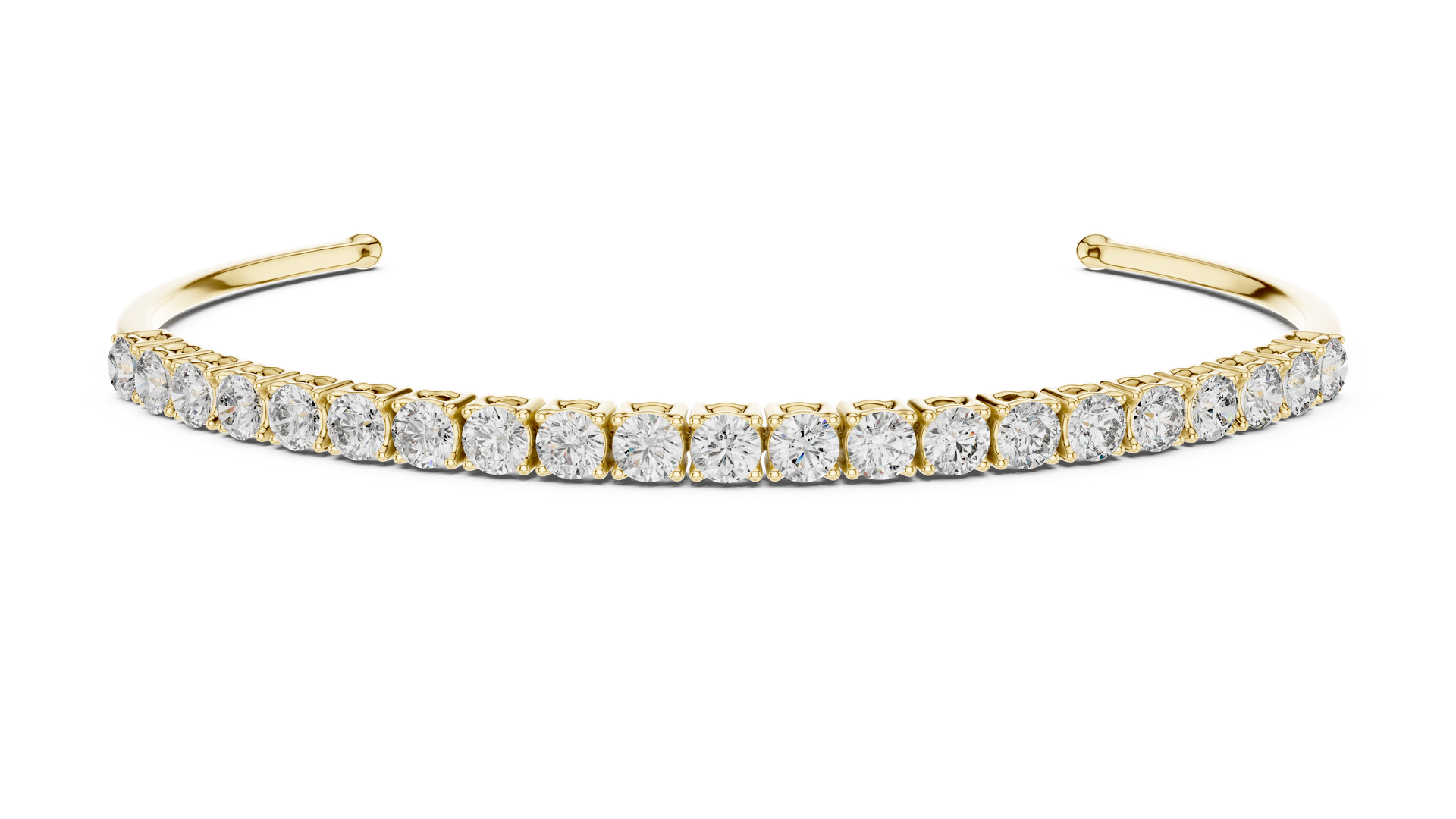 2.31 Ct Diamond Tennis Bracelet in Gold, Silver & Platinum | THE DIAMOWN view 4