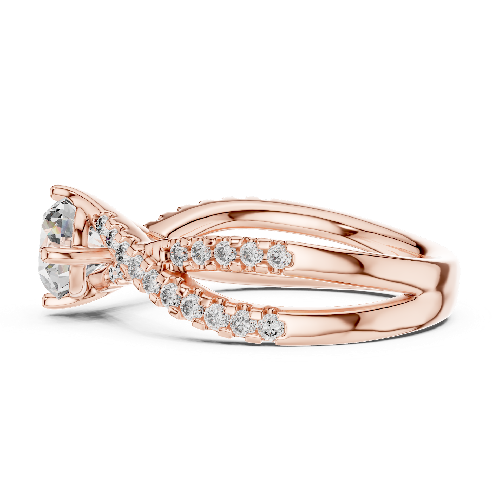 Elegant Solitaire Diamond Engagement Ring