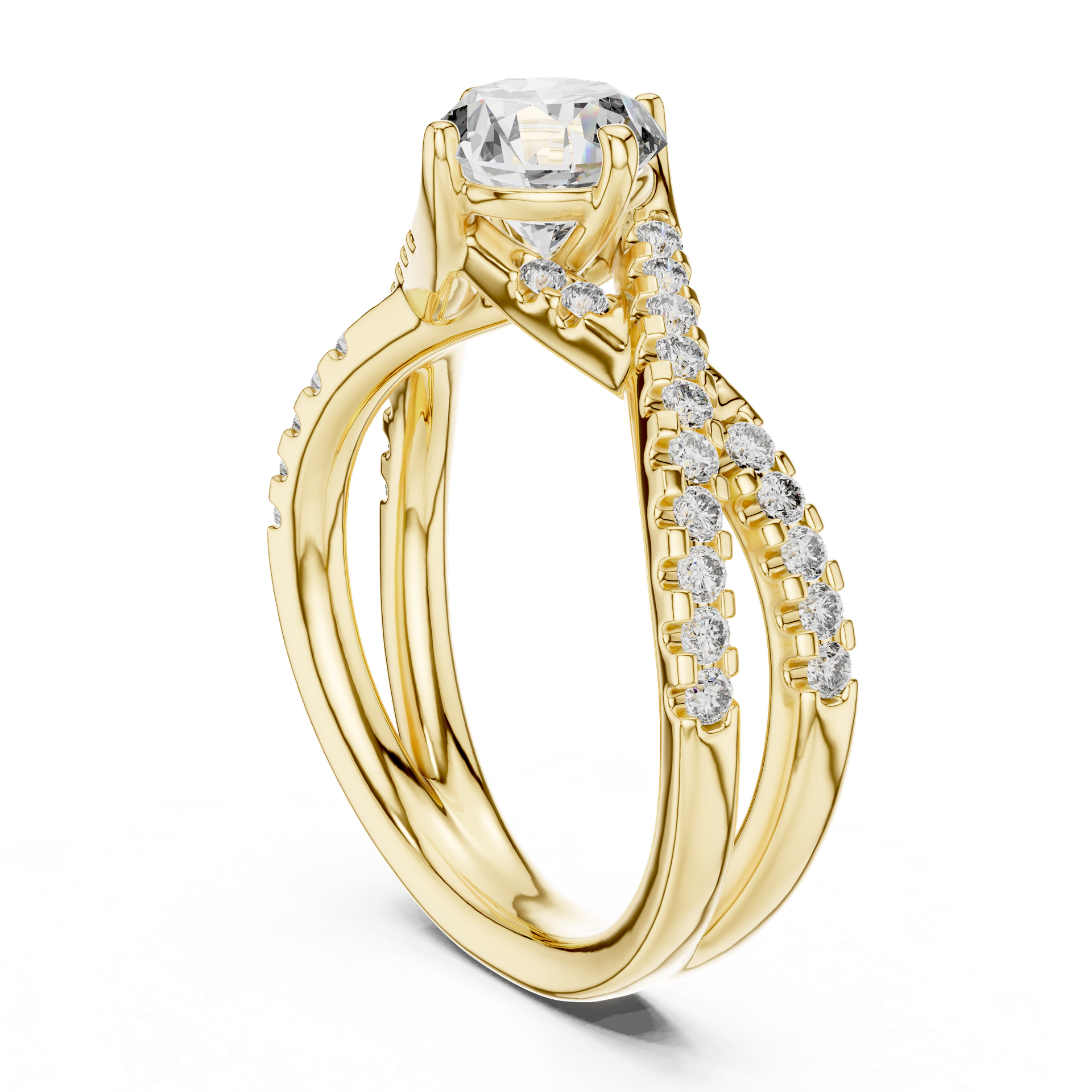 Elegant Solitaire Diamond Engagement Ring