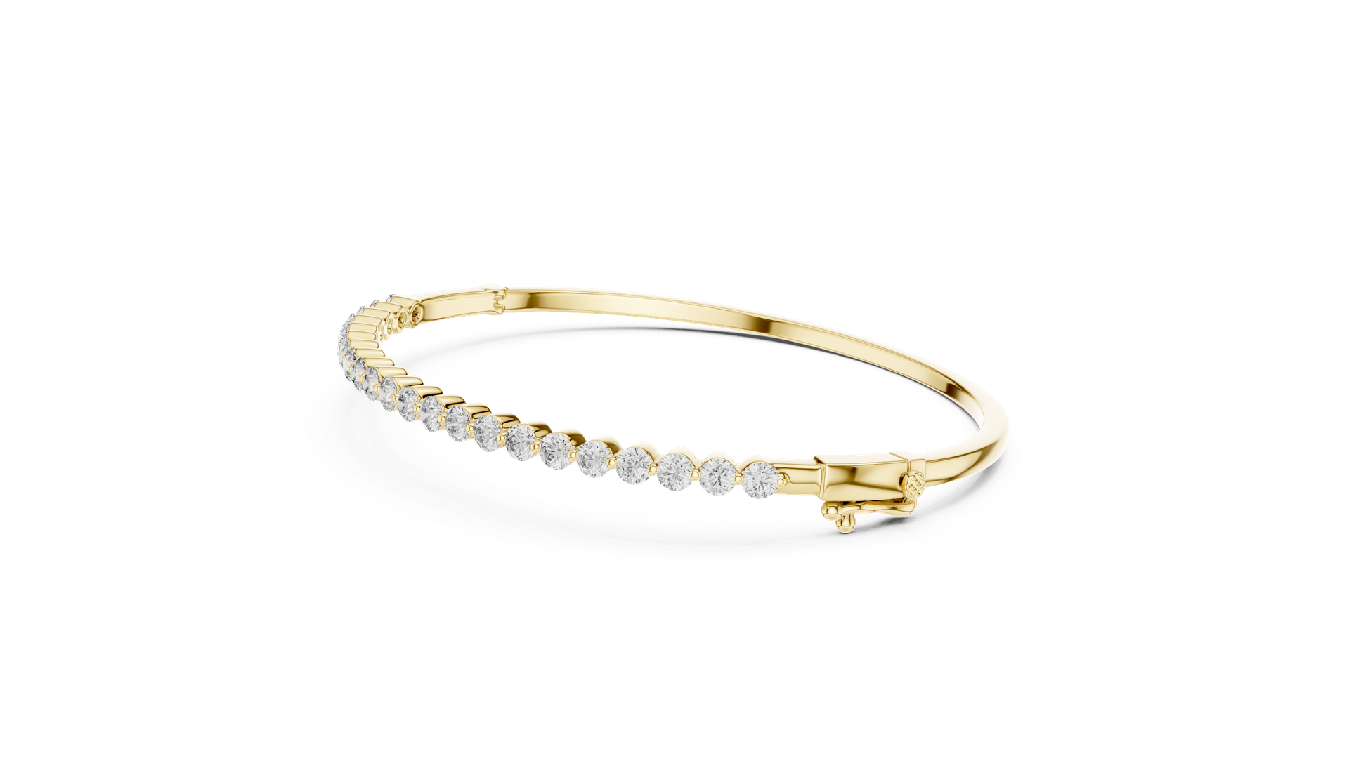 7 Inches 1.98 Ct Diamond Tennis Bracelet in Gold, Silver & Platinum | THE DIAMOWN
