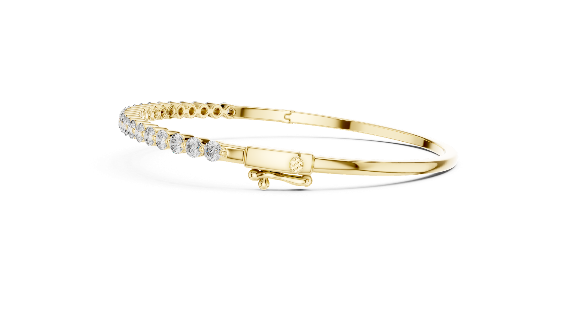 7 Inches 1.98 Ct Diamond Tennis Bracelet in Gold, Silver & Platinum | THE DIAMOWN view 2