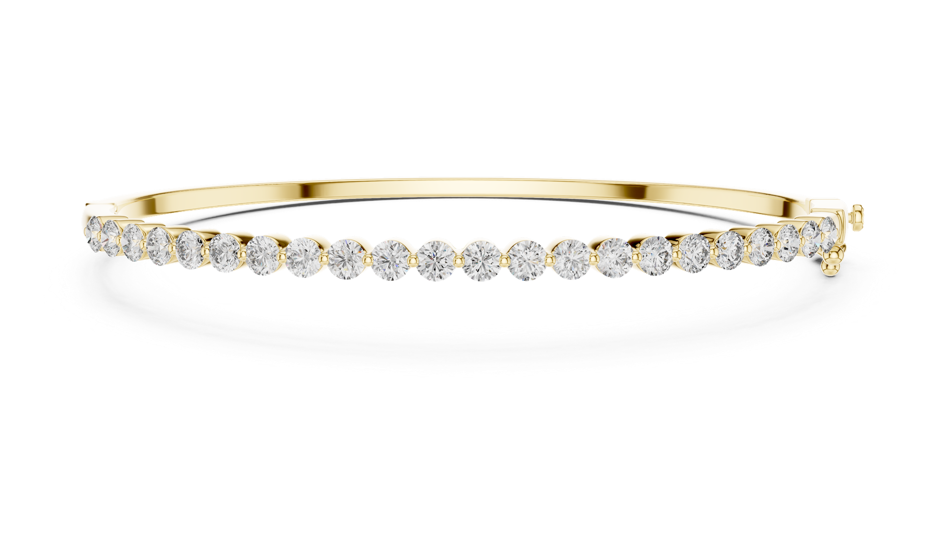 7 Inches 1.98 Ct Diamond Tennis Bracelet in Gold, Silver & Platinum | THE DIAMOWN view 4
